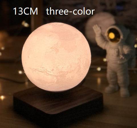 Magnetic Levitation Table Lamp Moon Light 3D Printing Planet Night Light - Velora