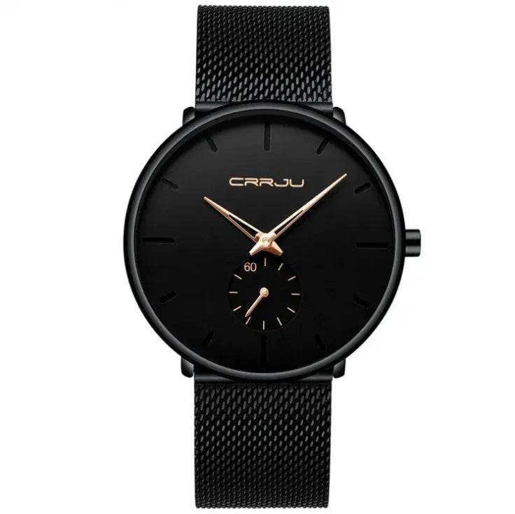 Simple ultra-thin watch round mesh belt watch - Velora