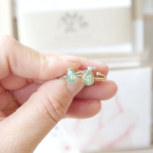 Bague automne - mini goute (ajustable) - Velora