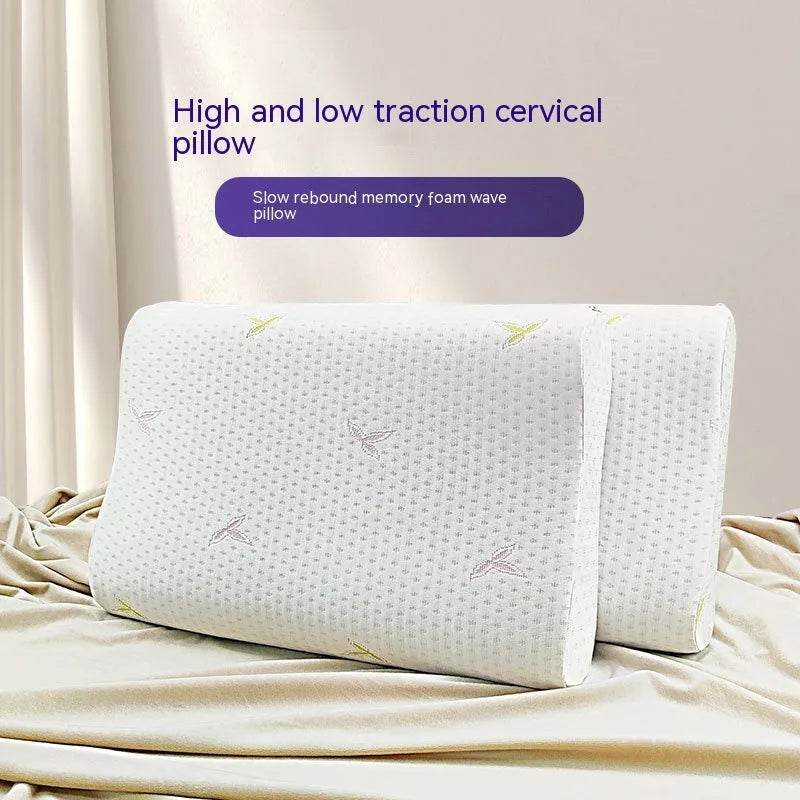Memory Pillow Slow Rebound Wave Neck Protector - Velora