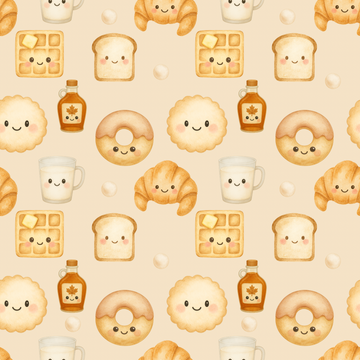 Couverture minky petit déjeuner Canadien 🧇 moyenne