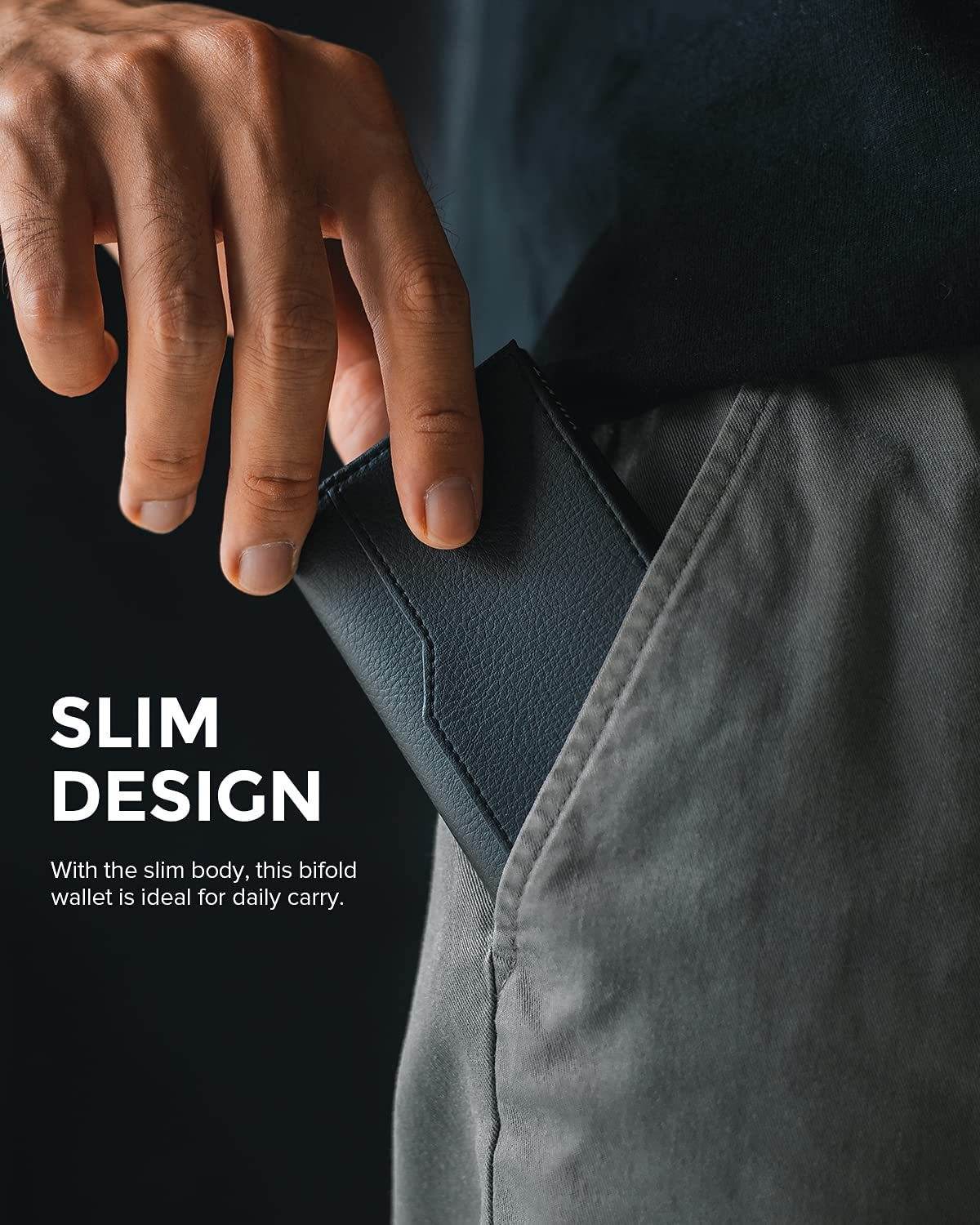 Credit Card Case With Double Id Window Rfid Blocking Automatic Leather Up Card Wallet - Velora