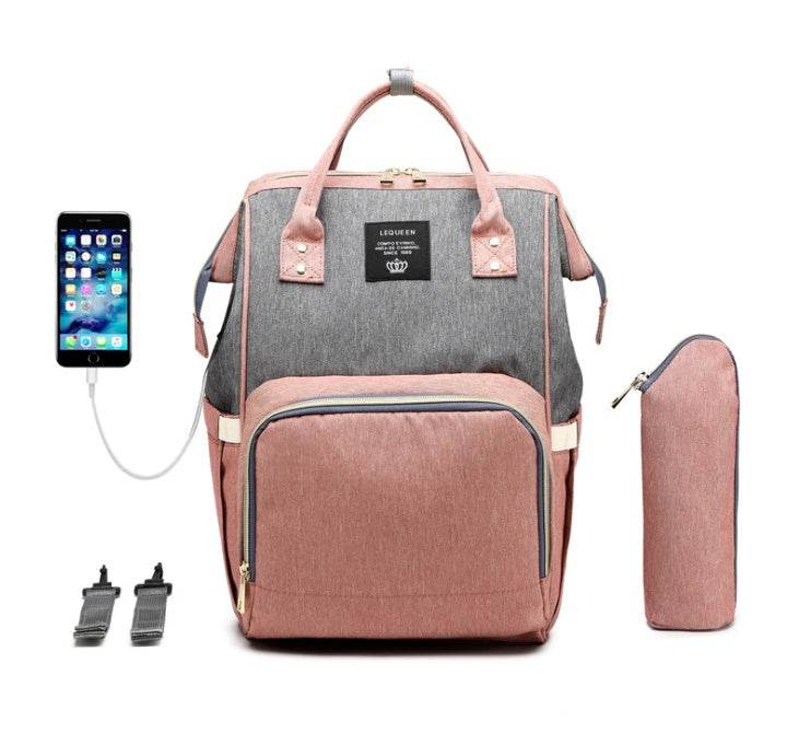 Large Capacity Diaper Bag Mummy Nursing Nappy Backpacks Travel Baby - Velora