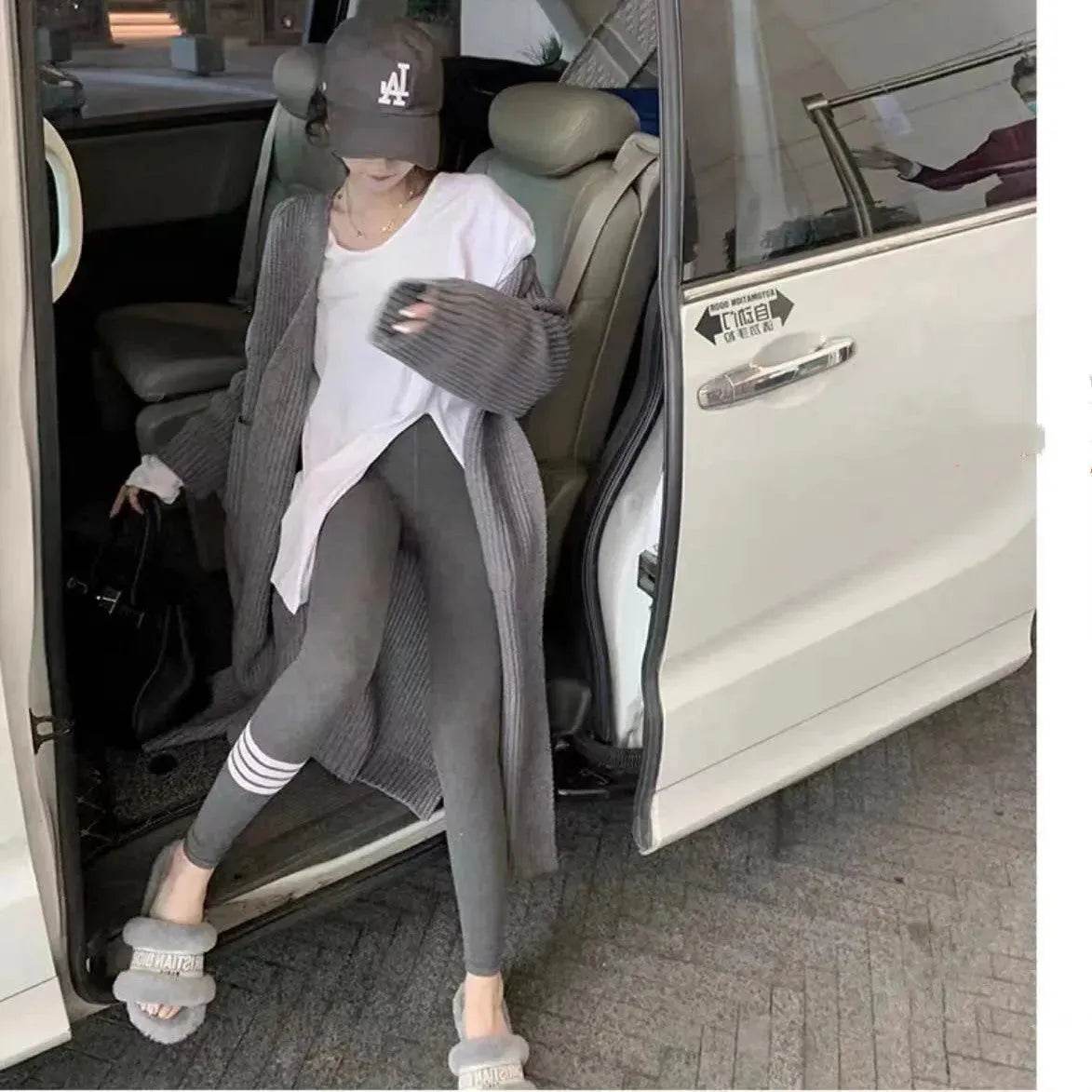 New Style Women Autumn Winter Fleece Long Kimono Sweater Jacket coat - Velora