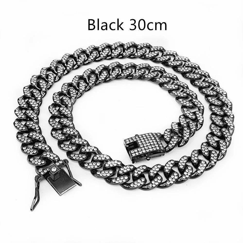 Zinc Alloy Wide Hip Hop Cuban Link Chain Necklace - Velora