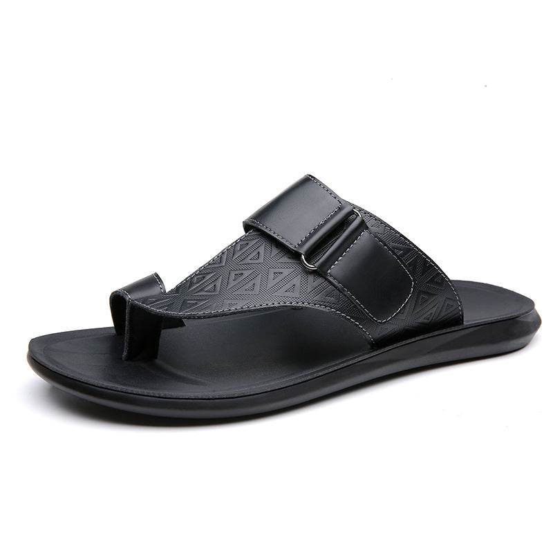 Men's Fashion All-matching Simple Beach Slippers