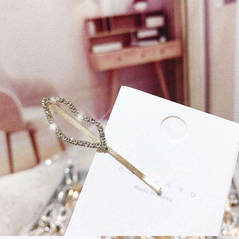 Rhinestone Bling hair clip women