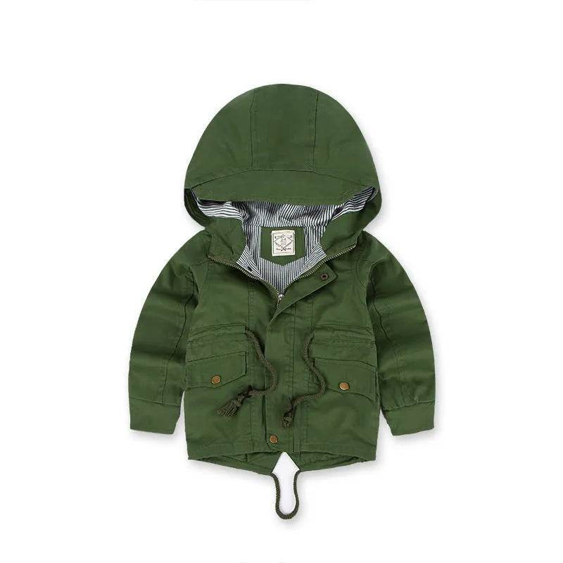 Children Cashmere Hoodie Windproof Winter jacket kids - Velora