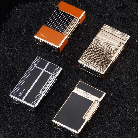 Luxury Bohemian Butane Torch Lighter with Cigar Hole Punch - Velora