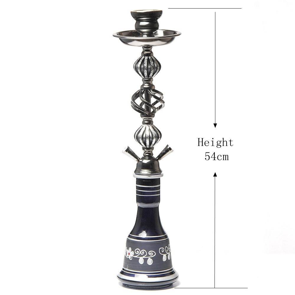Double pipe glass hookah - Velora