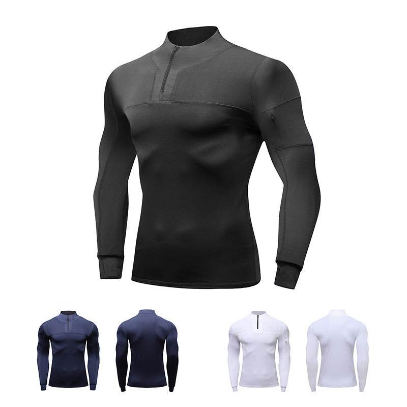 Outdoor Muscle Fitted Tactics Workout T-shirt Long Sleeve Sports Quick-drying top - Velora