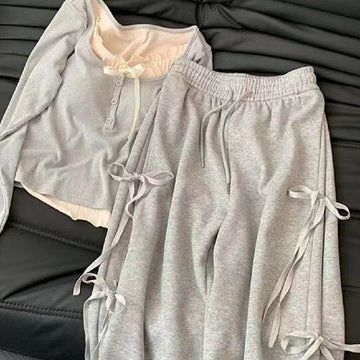 Spring Athleisure wear Sweatsuit Outfit 2pcs