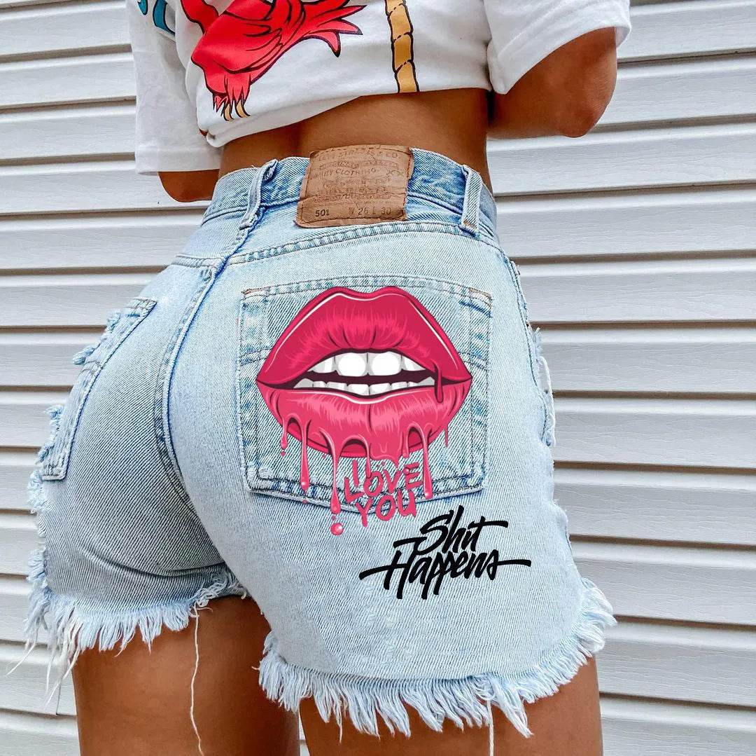 Fashion Ripped Denim Shorts For Women - Velora