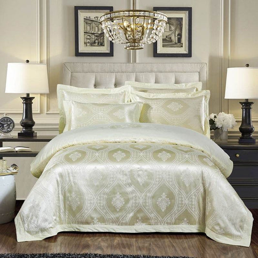 Four sets of embroidery silk and cotton jacquard - Velora