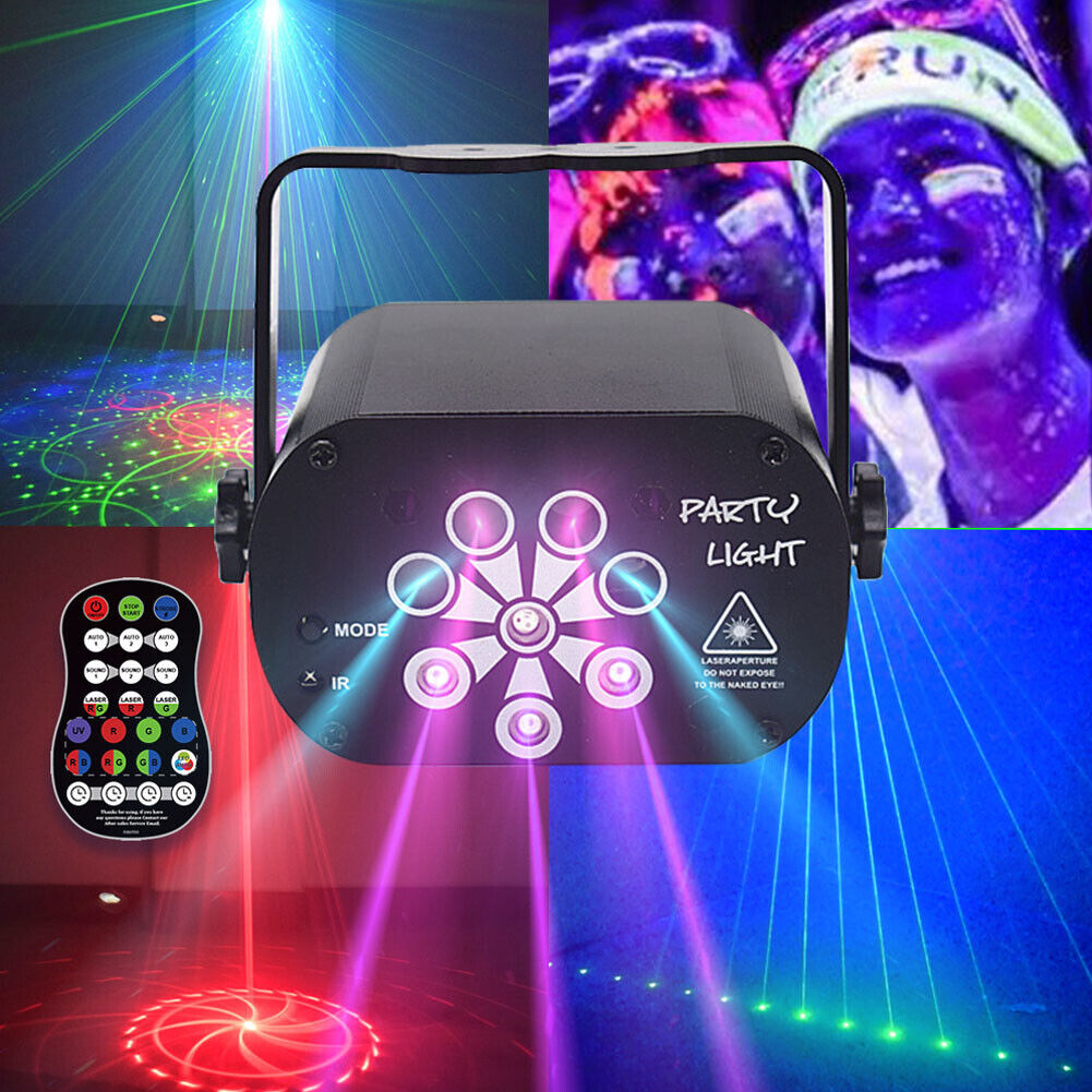 480 Pattern LED RGB Disco Party Laser Stage Light USB Club DJ Lighting Projector https://like2b-uy