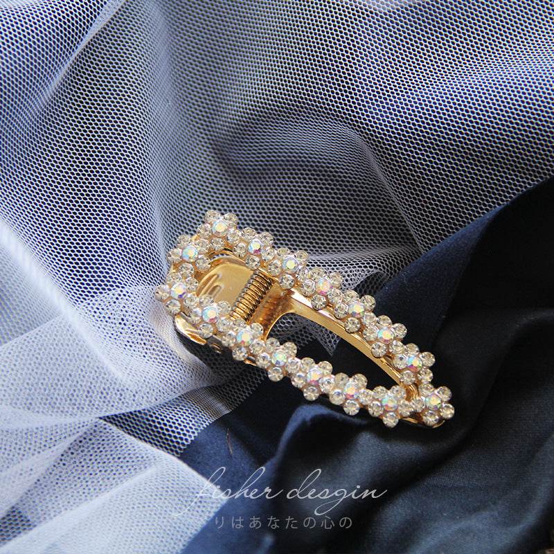 Rhinestone Bling hair clip women