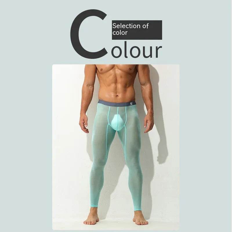 Men's Leggings Ultra-thin Tight Fitting Long John underwear men - Velora