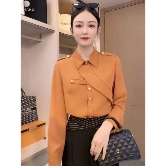 Luxury Professional Business Cooperate Office blouse shirt for women - Velora