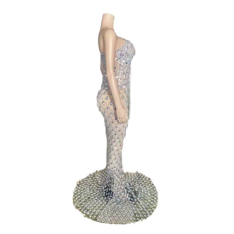 No Back Traceless Sexy Elegant Fishtail Gown - Velora