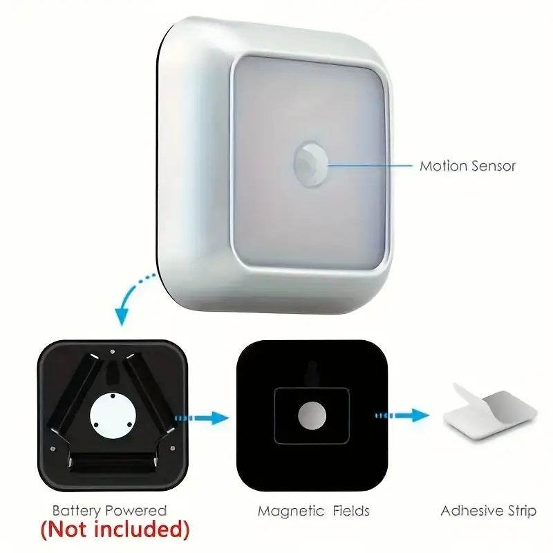 6 Pcs Induction Cabinet Night Light Motion Sensor - Velora