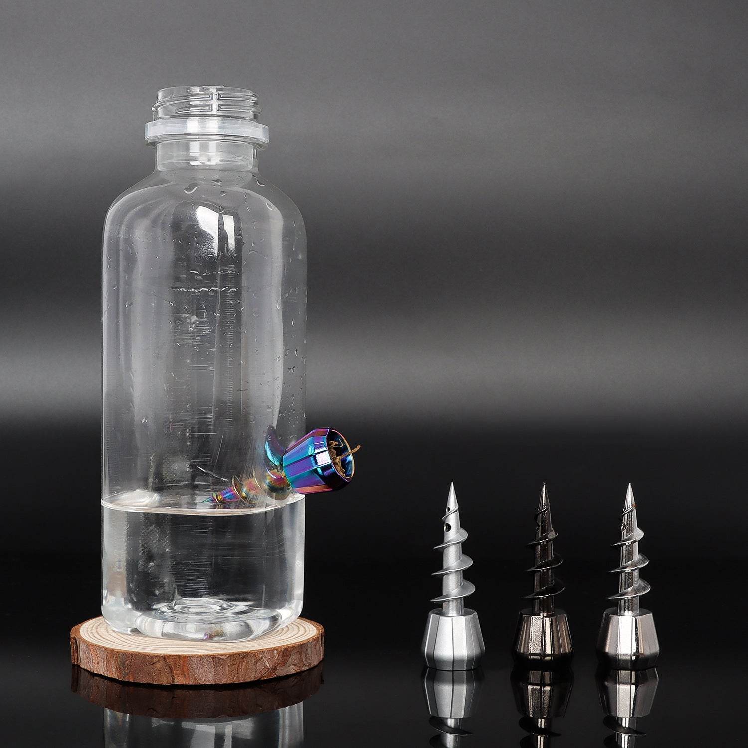 23mm Metal Screw Shape Hookah Metal Gun Head Accessories - Velora