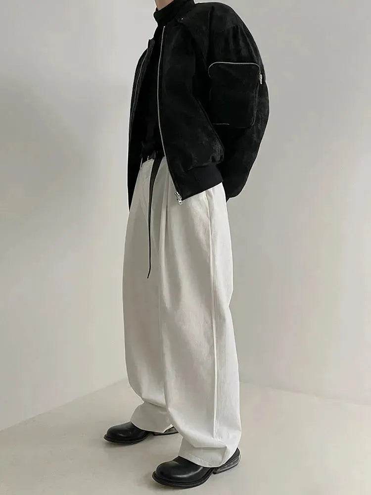 Retro Suede Street Hip pop Fashion Jacket for Men - Velora