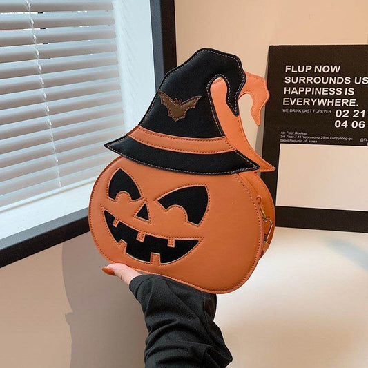 Shoulder Messenger Bag Female Halloween Pumpkin Bag - Velora