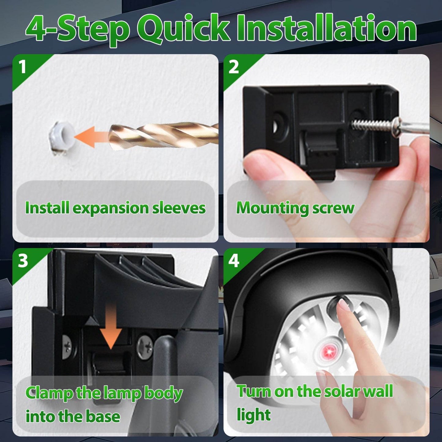 Outdoor Courtyard Human Sensing Solar Light - Velora