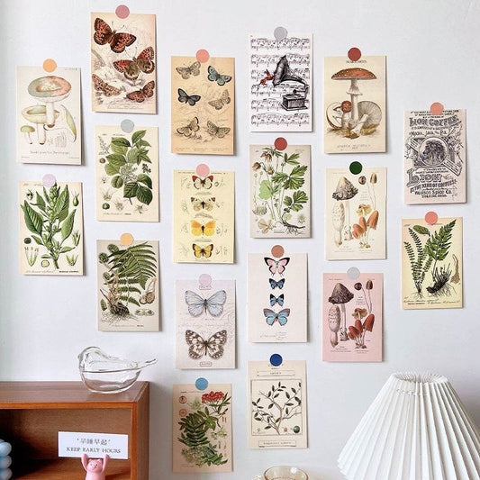 Forest Plant Series Decorative Card Wall Bedroom Postcard Wall Sticker Decoration Decorative Card - Velora