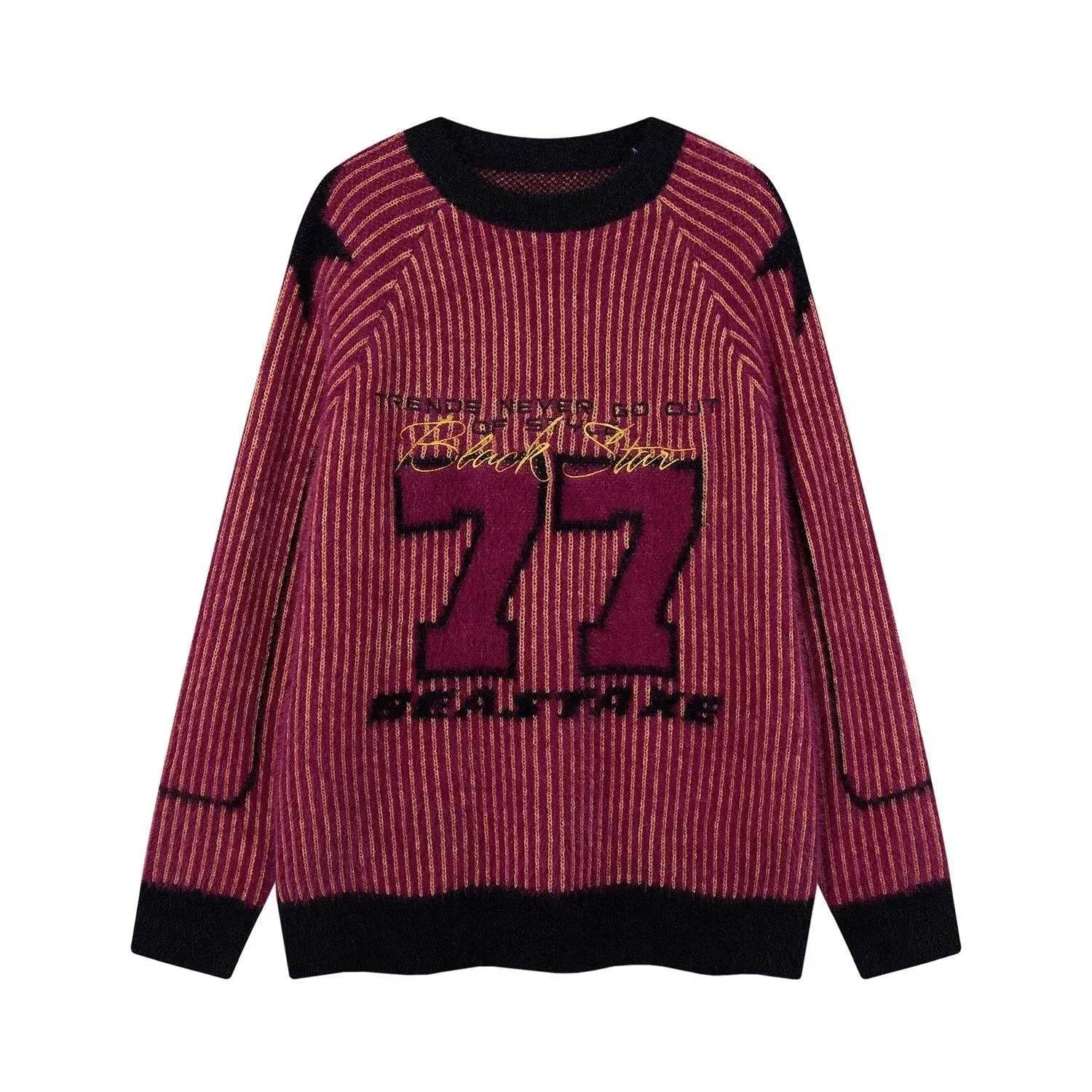 New Trend Autumn Winter Round neck Oversized Pullover Wool Sweater for Teenagers - Velora