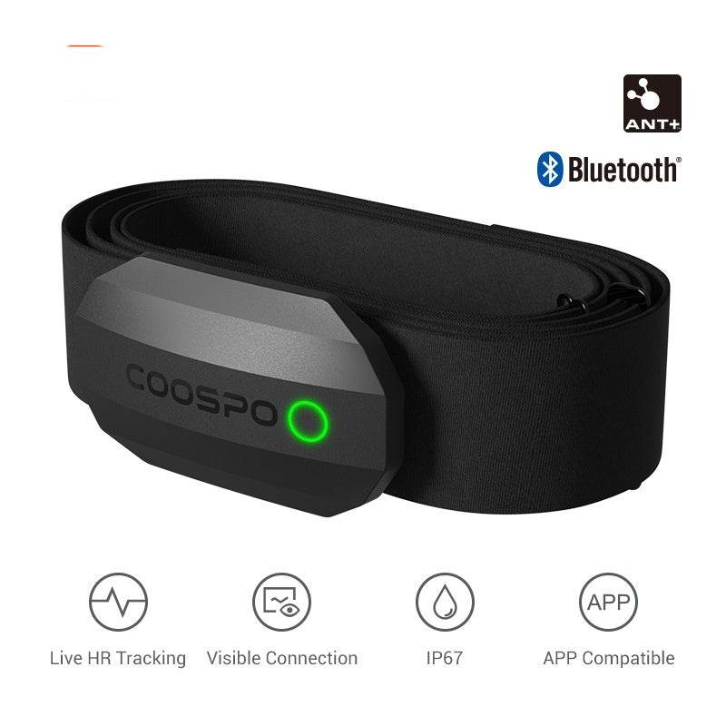 Coospo Sports Fitness Workout H9Z Real-time Heart Rate Monitor chest strap Advanced Dual Sensor Hybrid Algorithm - Velora