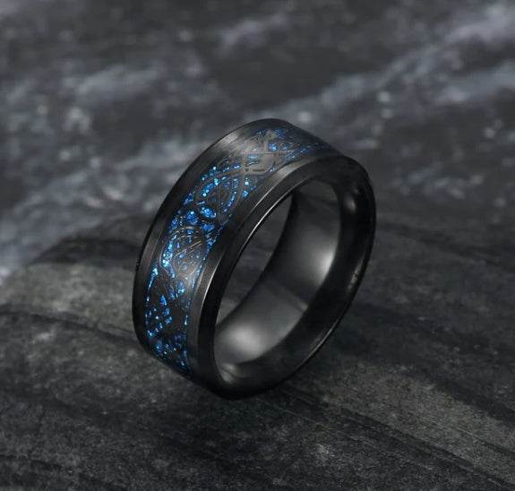 Asgard Crafted Basilisk Scale Wedding Ring - Velora