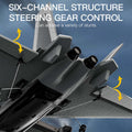 KF700 J-20 4-Channel Brushless Glider RC Plane, 300m Range, Camouflage Gray - Velora Luxury Fashion