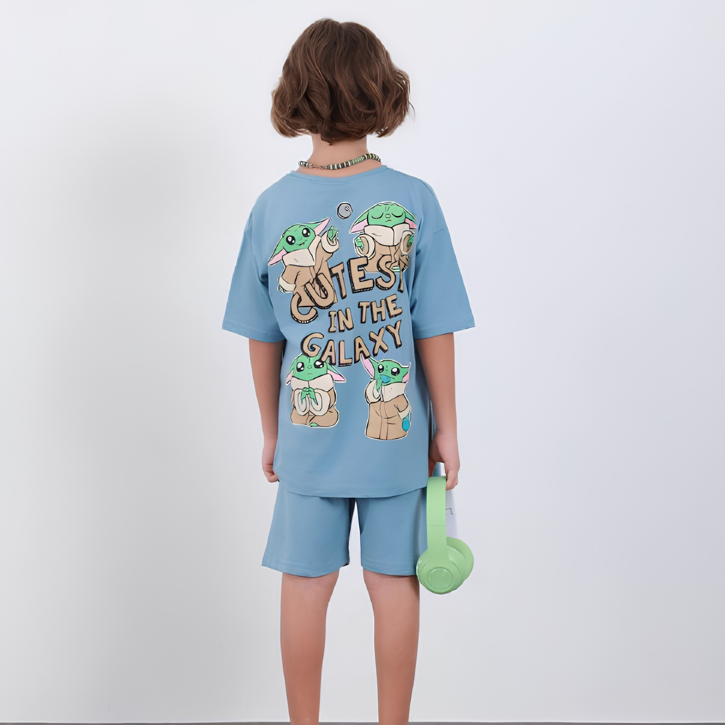 Space Bros Boys Shorts Set