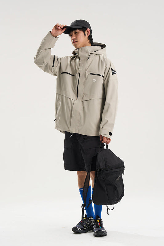 Forest Unisex Windbreaker Jacket - Velora