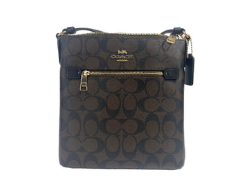 Coach Miniature Rowan Leather Crossbody File Bag