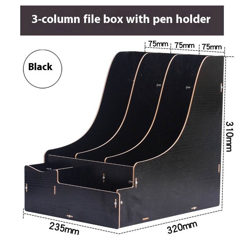 Minimalist Wooden Desk Organizer Office Table Organizer - Velora