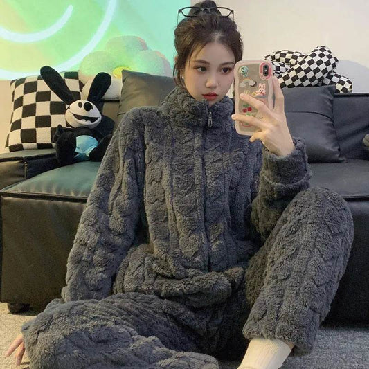 Women's Winter Woolen Love Pajamas - Velora