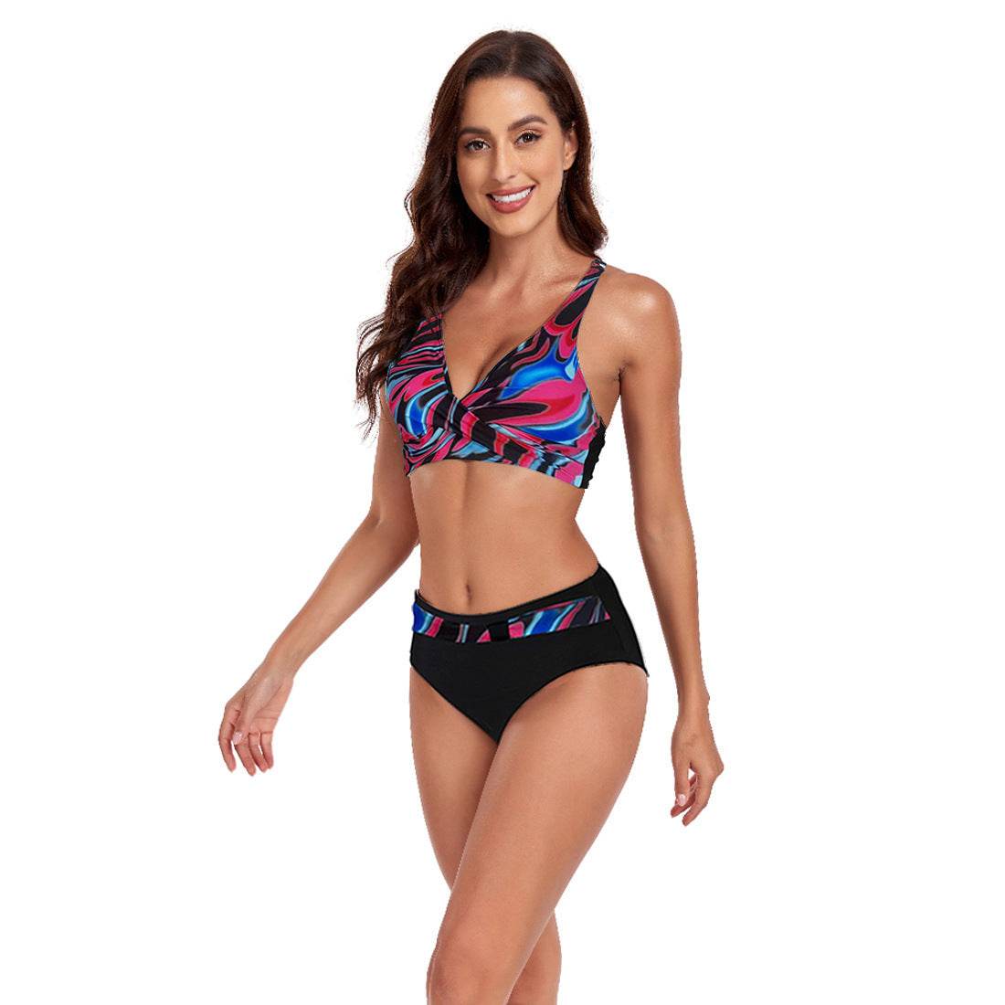 New Beach Split Swimsuit Summer Lady Sexy Halter Bikini - Velora