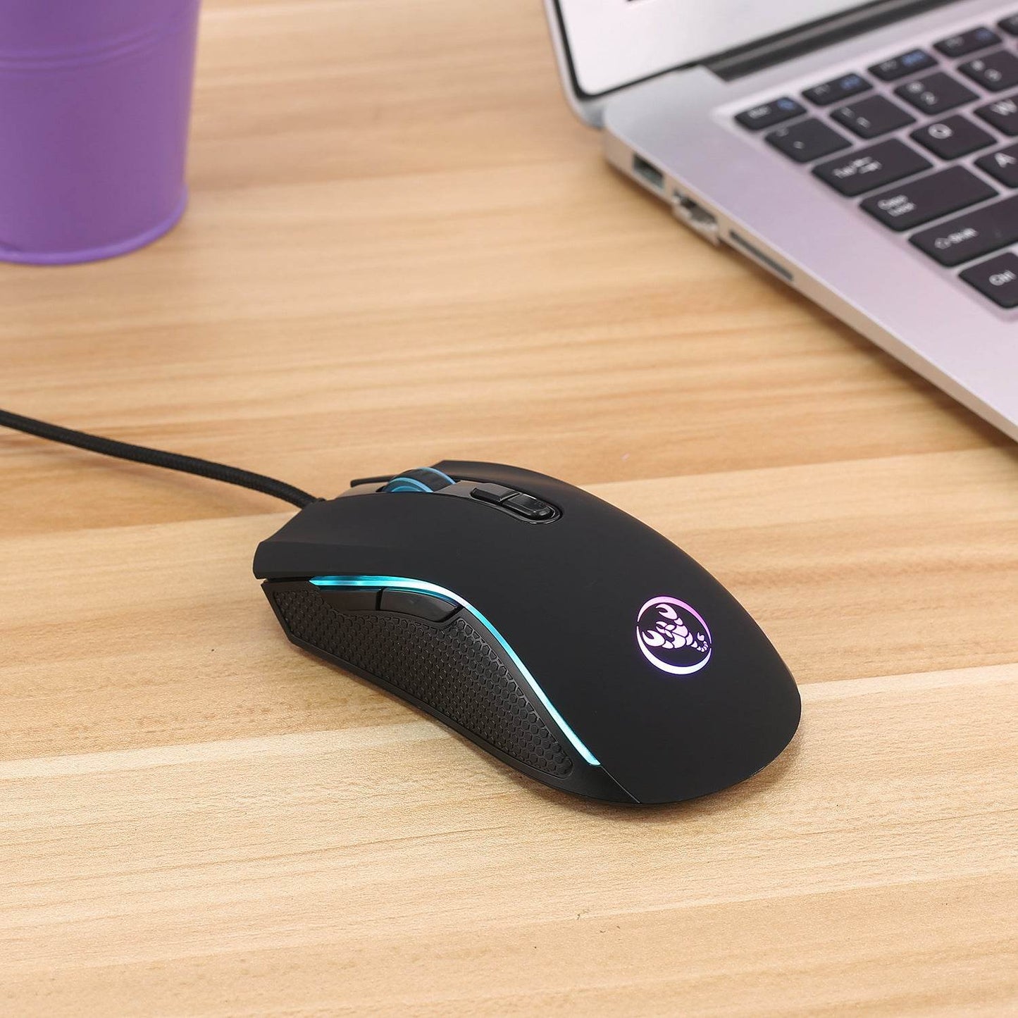 Gaming Usb Luminous Wired Keyboard Floating Manipulator - Velora