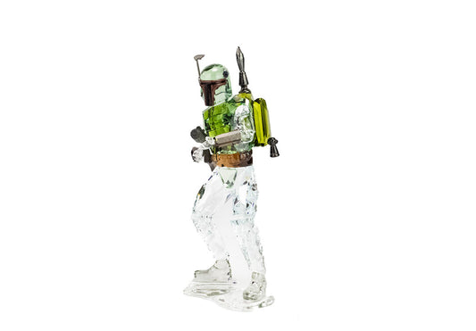 Swarovski (5619210) Star Wars Boba Fett 4.87 Inch Colored Crystal Figurine