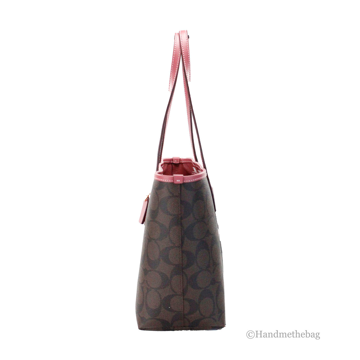 Coach Signature Horse and Carriage Mini City Tote