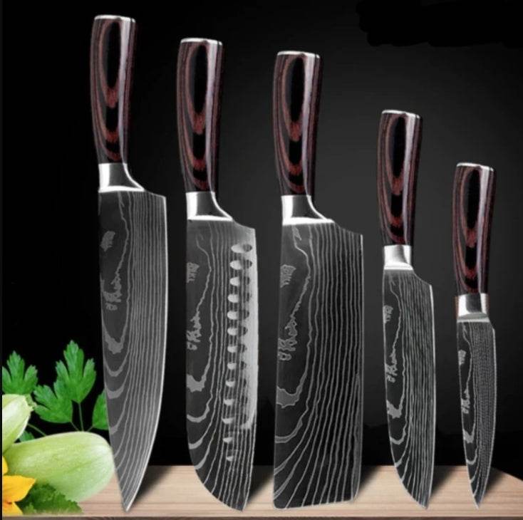 Carpenter's Special Set 6-piece Set 8-piece Set Knife Chef Knife Kitchen Knife Cooking - Velora