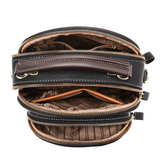 Versatile Crossbody Bag For Women Multi-zipper Design Shoulder Bags With Portable Fashion Handbags Small Square Bag - Velora