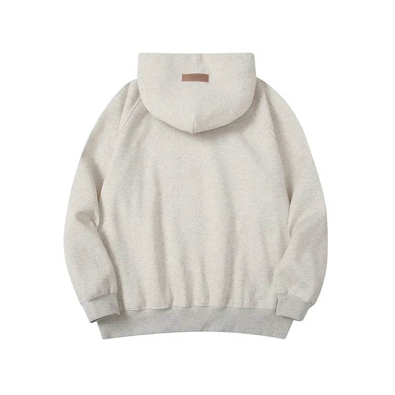 Men's Three-dimensional Alphabet Plus Velvet Hoodie Pullover sweatshirt - Velora