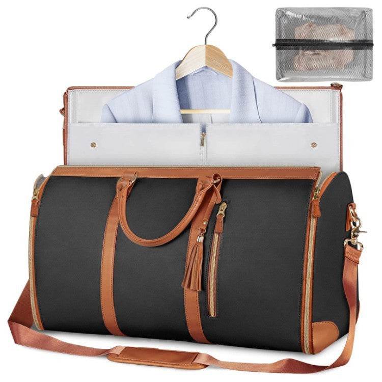 Large Capacity Travel Duffle Bag Women's Handbag Folding Suit Bag Waterproof Clothes Totes - Velora