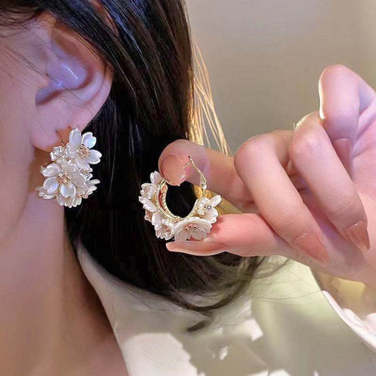 Sophisticated Luxury Floral EarringsExquisite - Velora