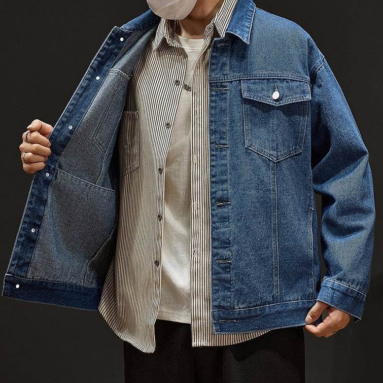 Denim Jacket Clothes Coat For Men Jeans - Velora