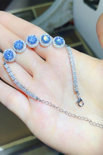 5 Carat Moissanite 925 Sterling Silver Bracelet - Velora Luxury Fashion