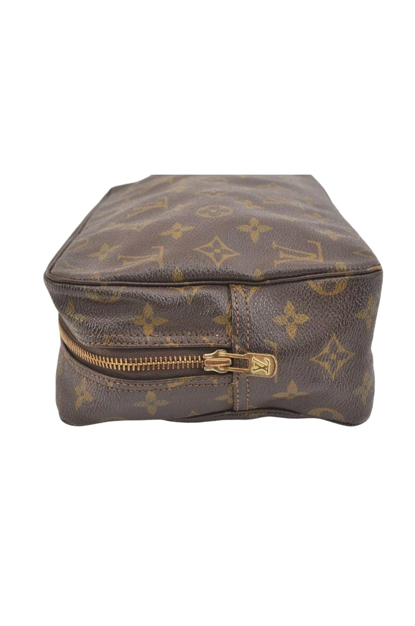 Louis Vuitton Monogram Trousse Toilette 28 Clutch Hand Bag M47522 LV 6922K - Velora